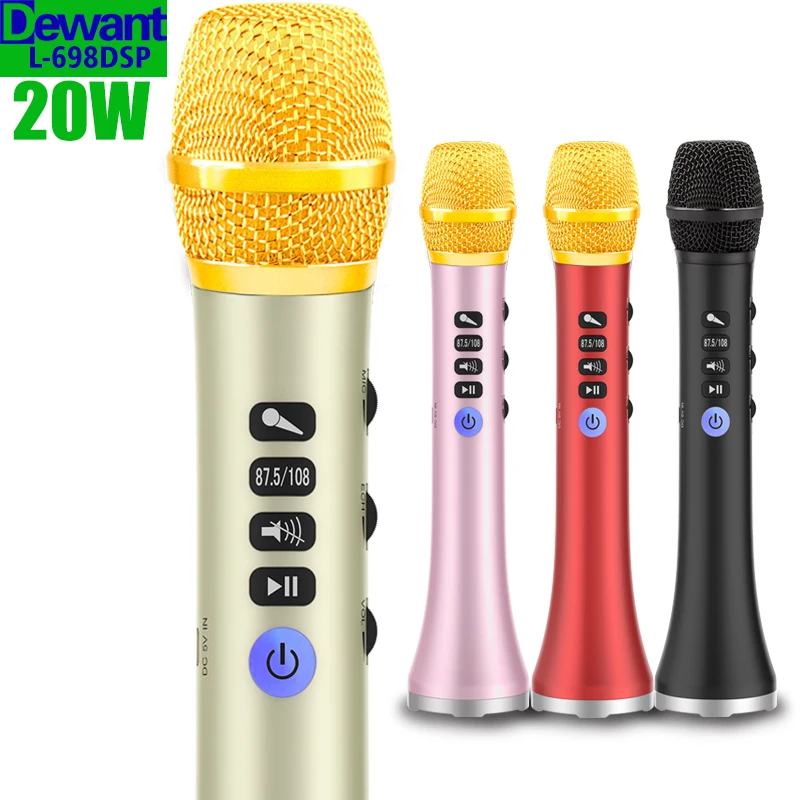 
L-698DSP 20W super sensitive powerful microphone, noiseless stage microphone for stage 