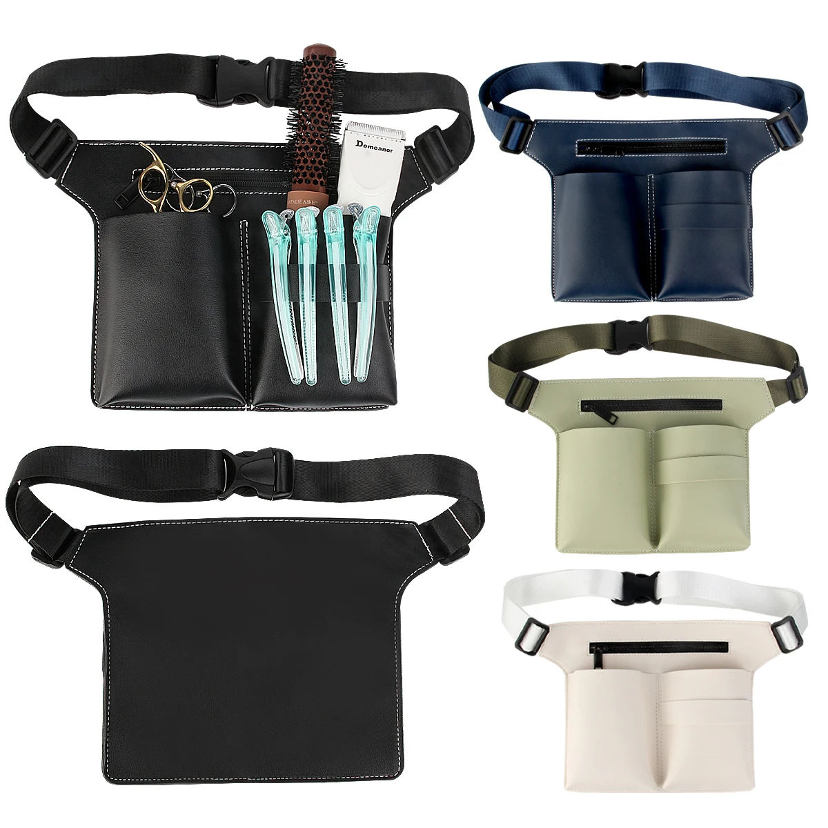 Factory Direct Sales Hairdresser Scissor Bag Customized Multifunctional Comb Storage Bag