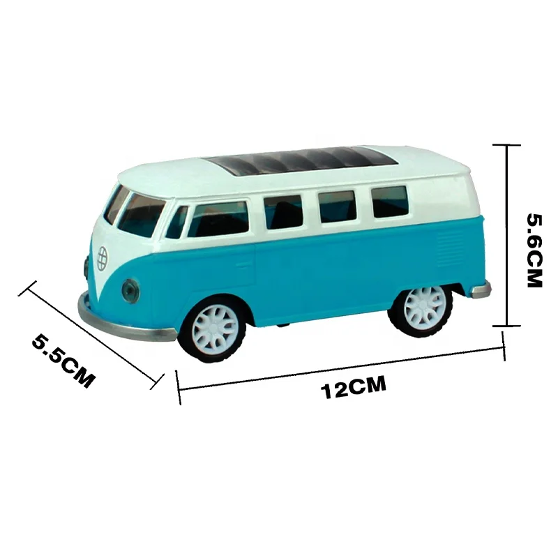 Wholesale 1/32 Pull Back Alloy Bus Model With Open The Door Scale Diecast Toy Light And Music Bus Toy OEM/ODM