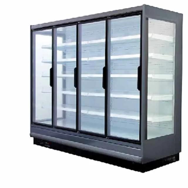 Glass Door Cooler Cold Drink Display Chiller Supermarket Beverage Fridge