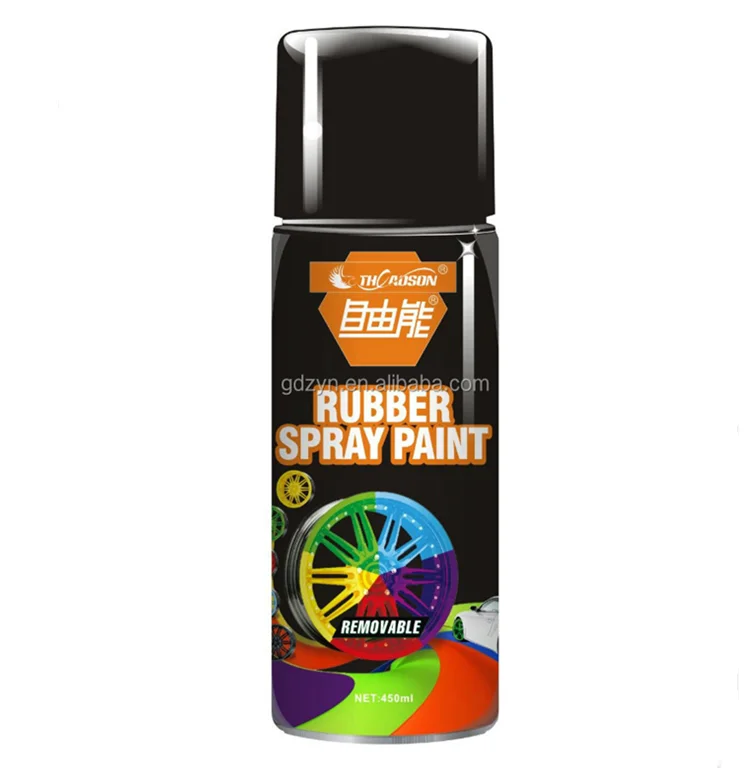 Theaoson 450ml aerosol automotive peelable Colorful rubber paint
