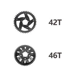 Bafang BBSHD Chain Wheel 42T 46T Electric Bicycle Conversion Kit BBS03B Chain ring For Bafang DIY Ebike