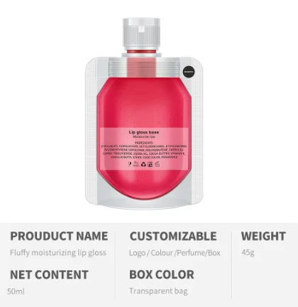 Free Sample Moisturizing Lip Balm Transparent Lip Oil Fruit Mirror Glass Lip Glaze Lipstick Set Wholesale