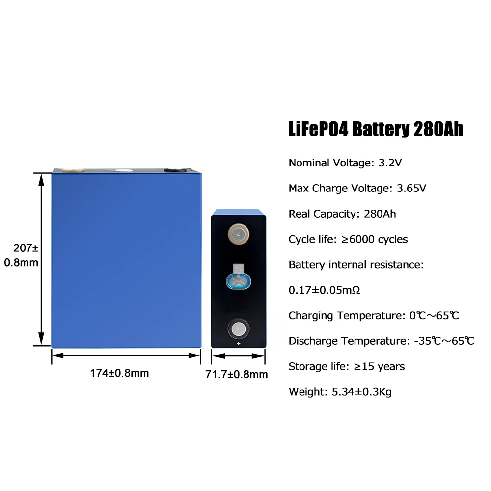 Готовая к отправке продукция Catl 280ah 3 2 v Lifepo4 аккумуляторная батарея призматическая для хранения солнечной энергии Ess