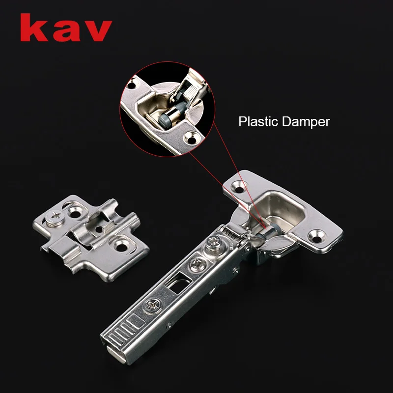 KAV Furniture Kitchen Door Full Overlay 4D 3D Adjustable Hydraulic Hidden Concealed Soft Close Cabinet Hinges