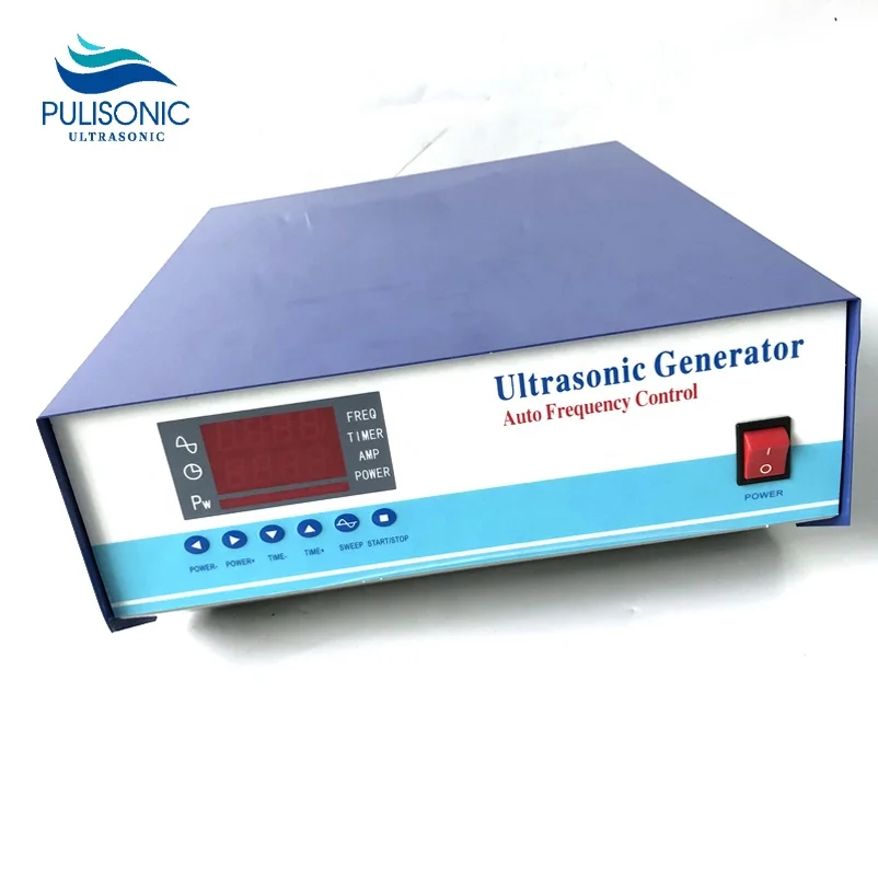 Многочастотный цифровой ультразвуковой очиститель генератор мощности 25K/45K/80K для промышленной автоматической моющей