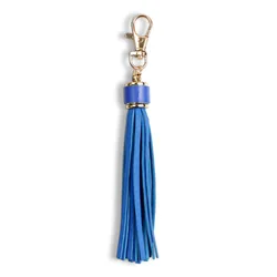 Stock Pu Tassel Key chain Leather Tassel Bag Keychain Accessories