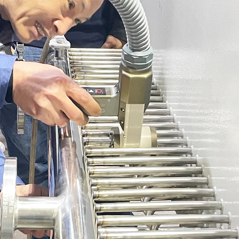 Портативный U-образный автоматический аппарат для Орбитальной сварки труб теплообменник сварочный с портативной горелкой