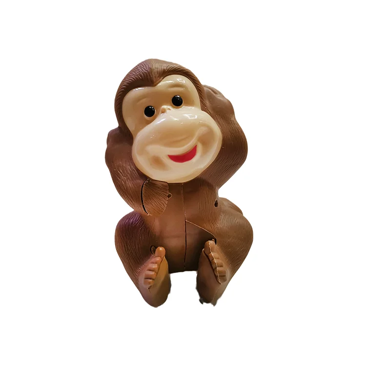 Wholesale Cheap Cute Wind Up Animals Toys Simulation lovely Monkey Wind Up Toy Car