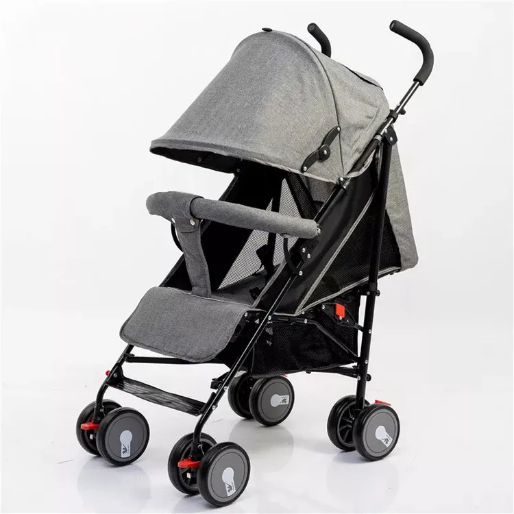 2024 cheap design baby umbrella foldable lightweight car for sale/Comfortable breathable linen seat cushion baby mini stroller