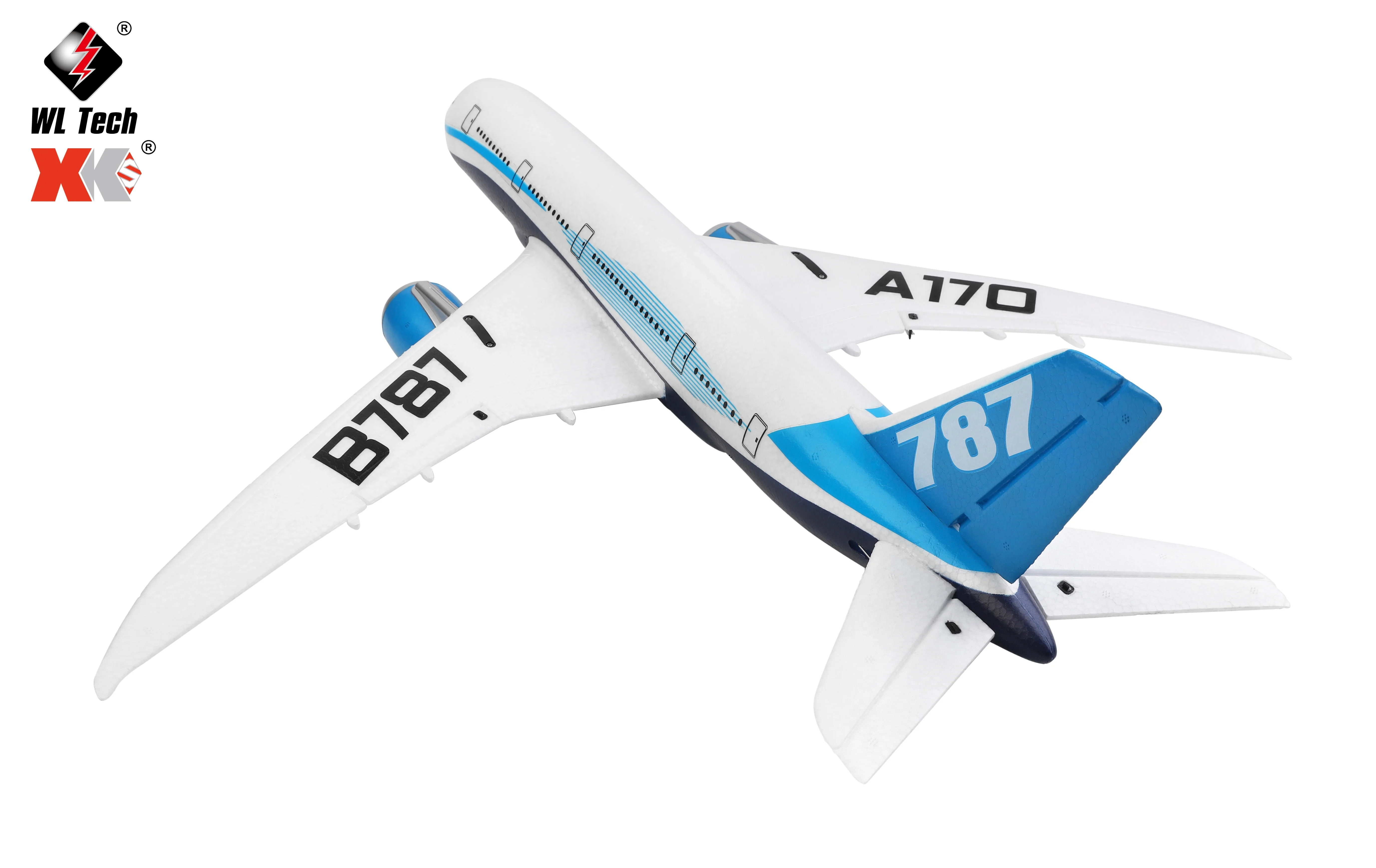 Wltoys Новый радиоуправляемый самолет бесщеточный A170 4CH высокий симулятор самолета «Боинг 787»