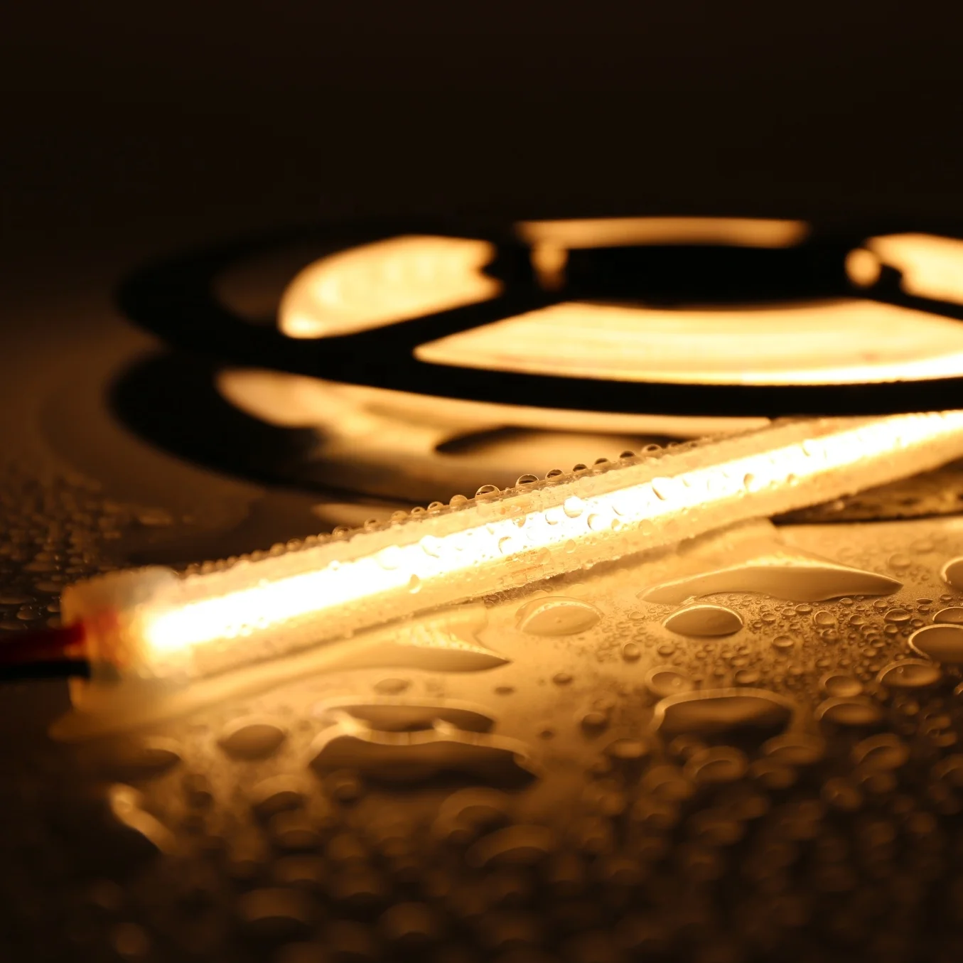 High Brightness Waterproof Led Cob Led Strip 12v 24v 480LEDs/m 8mm Flexible Cob Led Strip