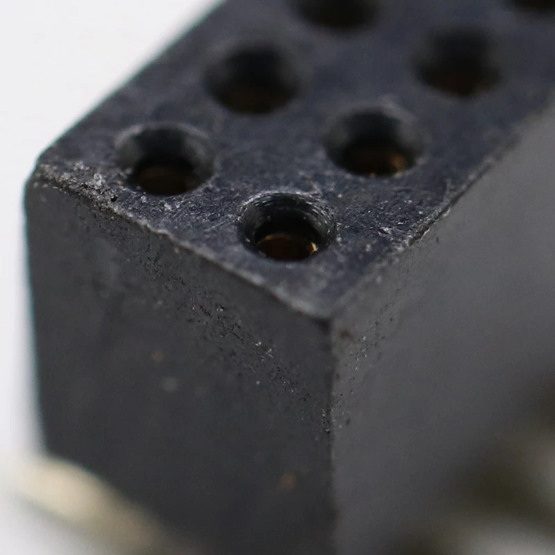 Dnenlink 1.27mm spacing positions 2-50pin Machined Round hole row mother Header Single duale Row Height 3.8 4.1mm smt connector