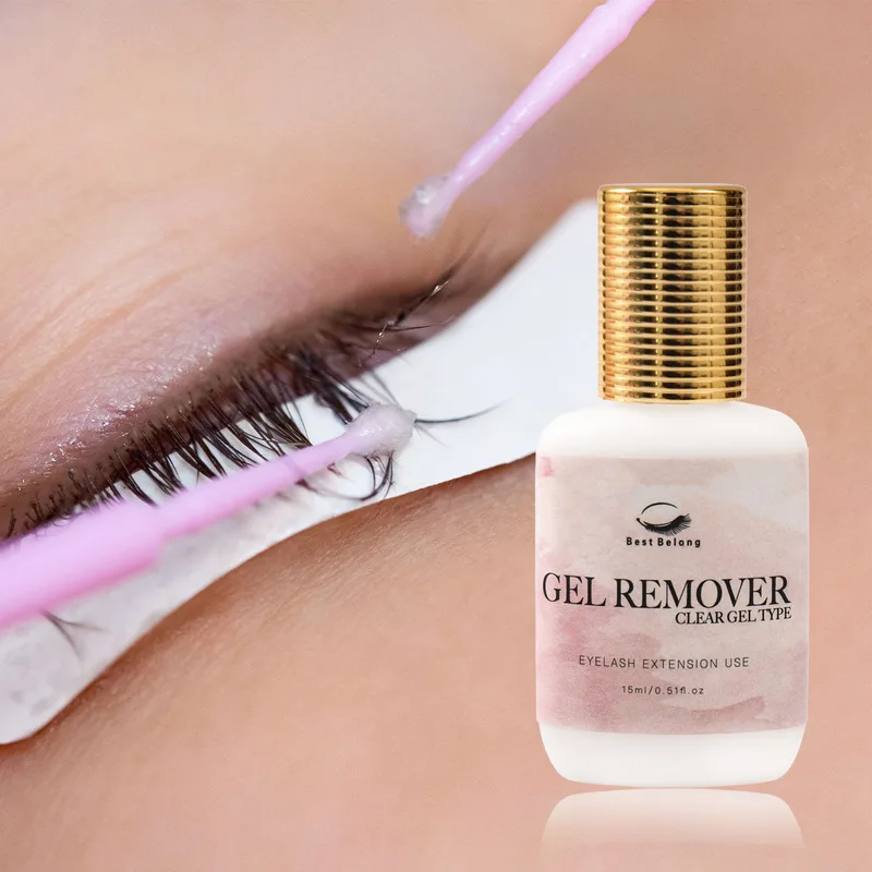 Wholesale Sensitive Clear Pink Lash Extension Remover Eye Lash Glue Remover Gel Type Lash Remover Gel