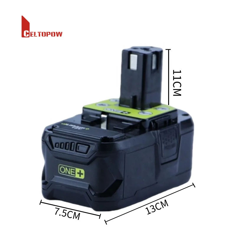 18V  Ryobi P108 power tool Lithium-ion Battery For Ryobi P108 BPL-1815 BPL-1820G BPL1820 P101 P102 P103 P104 P105 P106