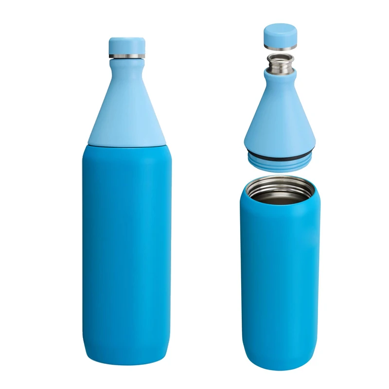 Leak proof 20oz 34oz both size spring All day silm bottle Twist off Lid with Leakproof Seal Slim Design for Travel & Gym