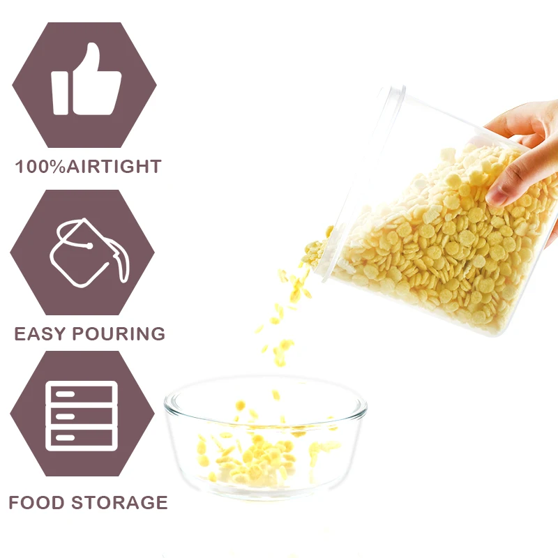 14pack Best Seller food-grade Dry Food Storage Container With Lid Airtight High Plastic For Cereal Snack Food Kitchen & Pantry
