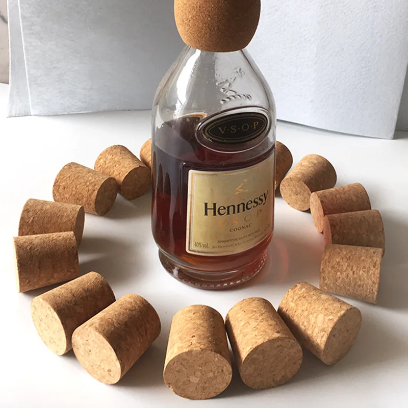factory custom cork lids for storage glass candle jars Agglomerated Tapered Cork Stoppers Lids for Bottles, Jars, Flasks