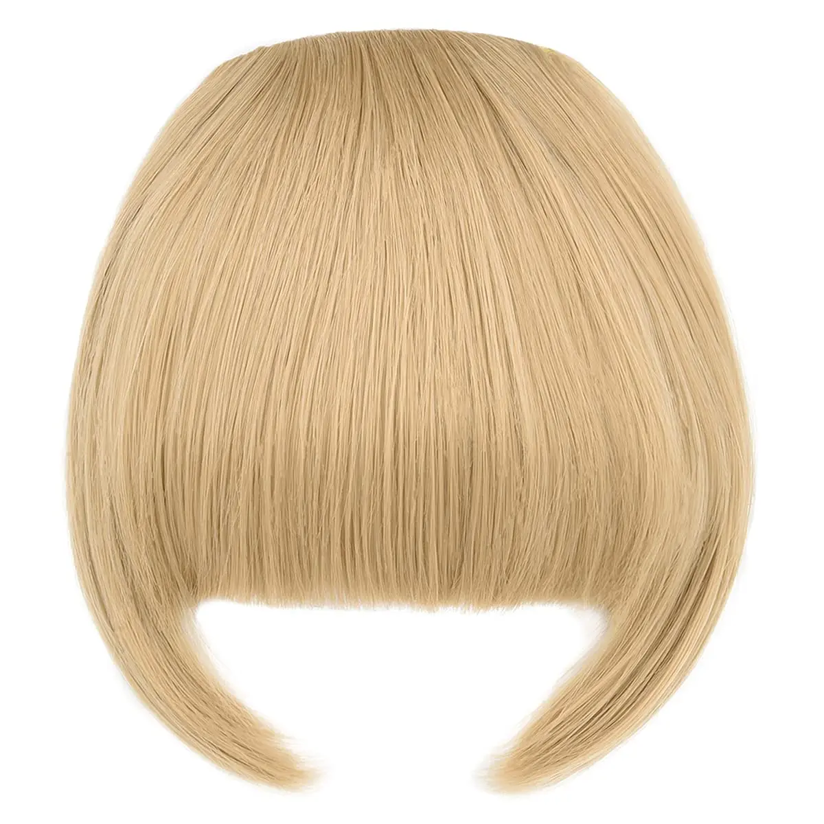 Synthetic Fringe Wholesale Flat Bang with Temples Bangs Hair Clip in