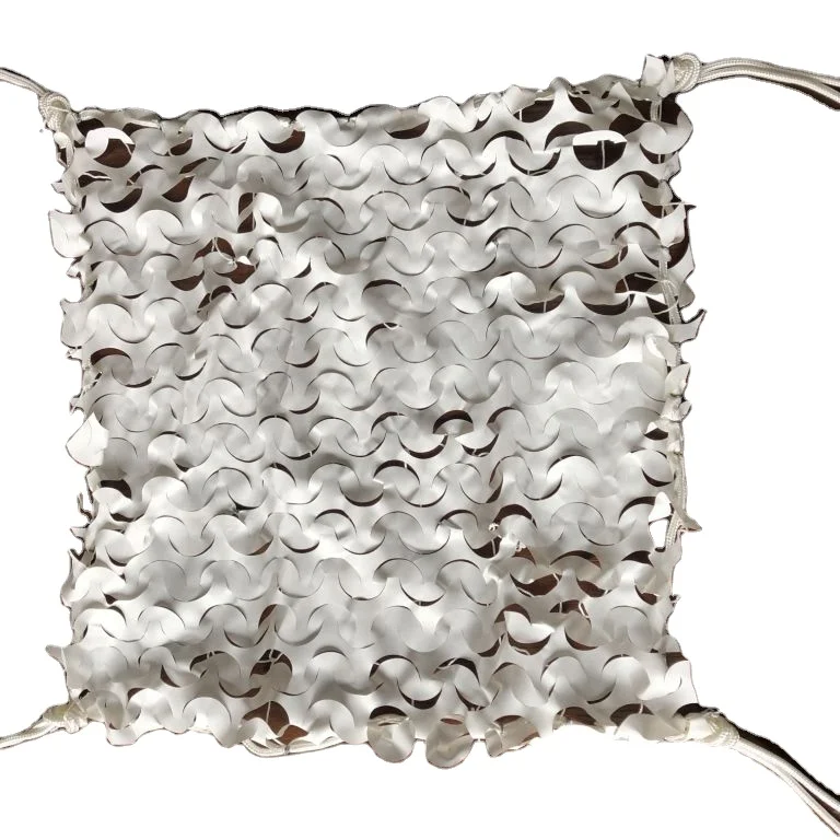 Outdoor reinforced camo netting camouflage shade netting uv treated white