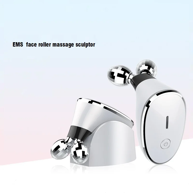 Sonic facial roller ems skin tightening machine Microcurrent V Line Face Lifting Device