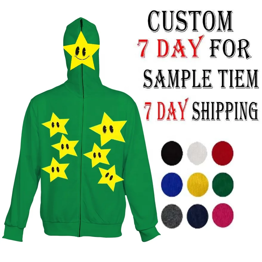 Изготовленным на заказ логосом высокое качество полный уход за кожей лица курточка молнии с капюшоном больших размеров модные тяжеловесный мешок из французской махровой ткани для мужчин