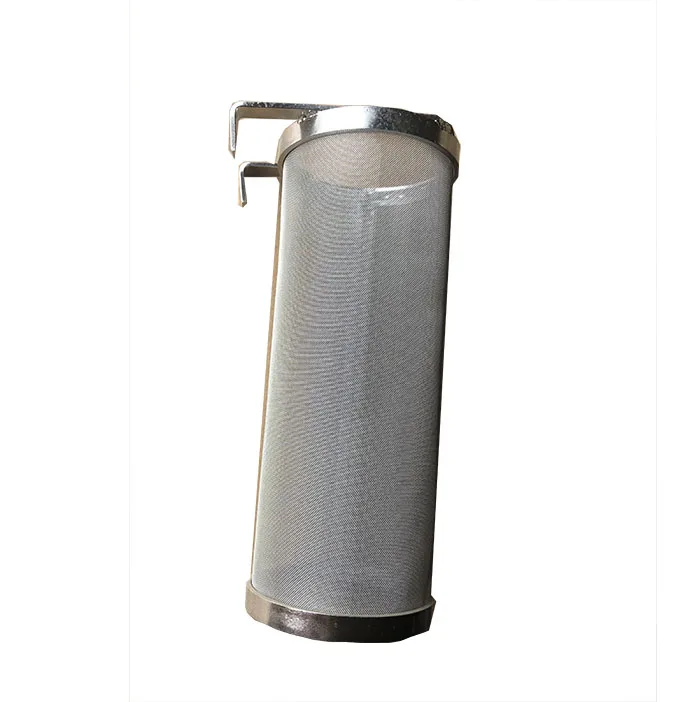 304 Stainless Steel Double Hook Beer Filter Home Brewed Hop Metal Weave Mesh Filter Tube