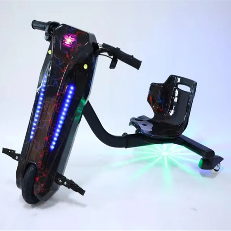 Trike bike flipper zero drift electric cool drift electric tricycle scooter trike with  light  drift trike electric  display