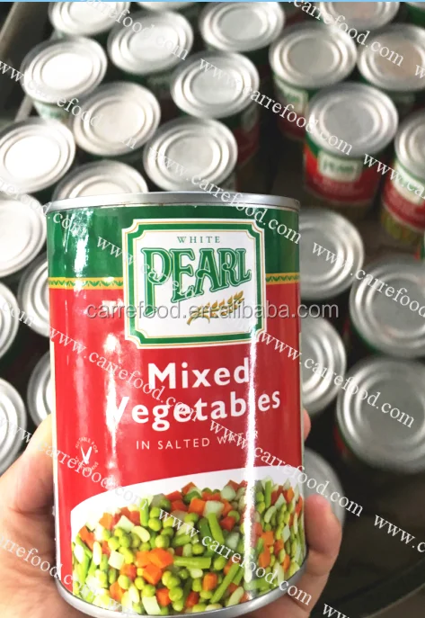 For 400g canned green peas and carrots with easy open cans macedoine de legumes mixed vegetables