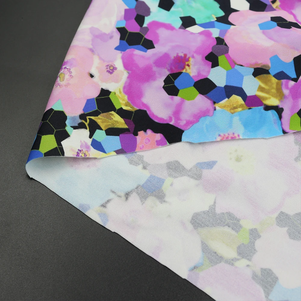 
Wholesale Tan Through Textured Polyester Spandex Lycra Swimwear Fabric 