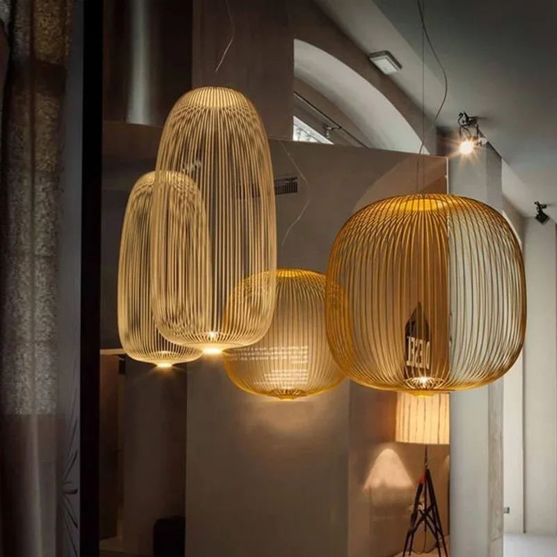 Simig lighting 2022 Модная Современная Подвесная лампа в форме спицы металлическая люстра для освещения гостиной