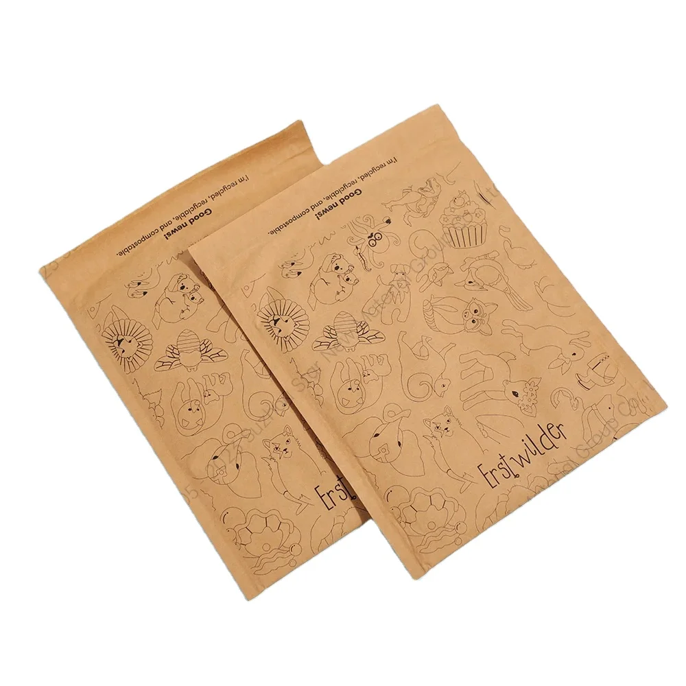 Honeycomb Eco Paper Padded Envelope Bags, Environmentally-Friendly 100% Recyclable Packaging for Transportation