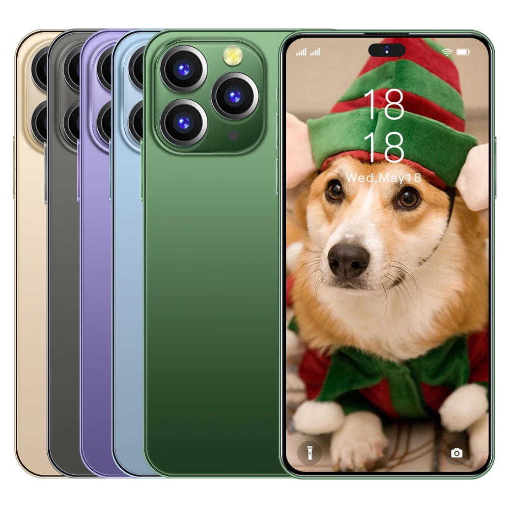 Wholesale New Original Phone 14 Pro max Smartphone 16GB+1TB 48MP+108MP Dual SIM Card 7800mAh 5G Mobile phones