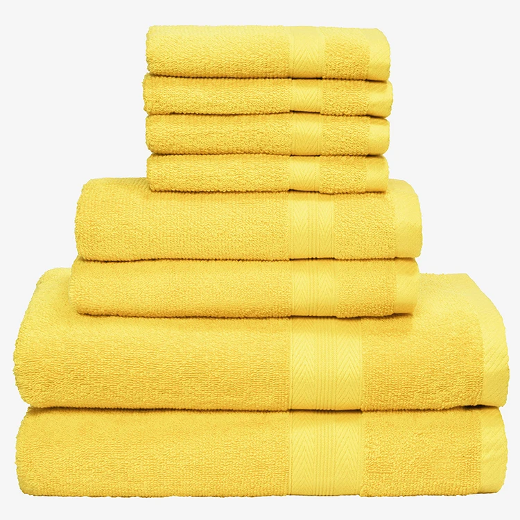Linen Luxury 6 Piece Towel Set Oversize Soft Hand Washcloths Turkish Cotton Towels for Bathroom, Salon, Beach, Hotel