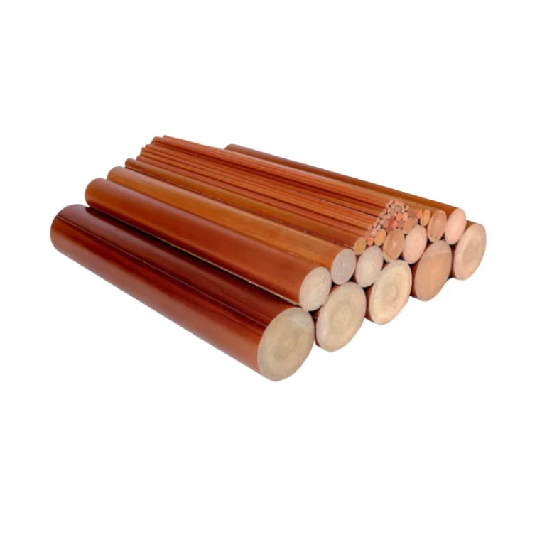 High Quality Laminated Plastics Reinforced Diameter 20-150mm Length 1000mm Fabric-Phenolic Resin Laminate Rod