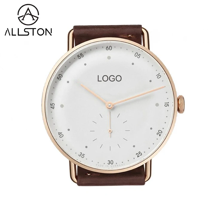 Allston Minimalist Gold Reloj Dropshipping Design Your Own Dial Guangzhou Watch Factory Custom Logo Mens Watch