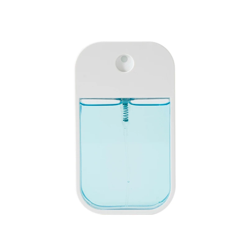 New square shape plastic credit card pocket size perfume spray