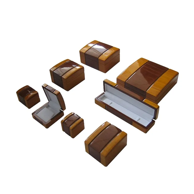 Уникальная высококачественная деревянная Глянцевая шкатулка для ювелирных изделий на