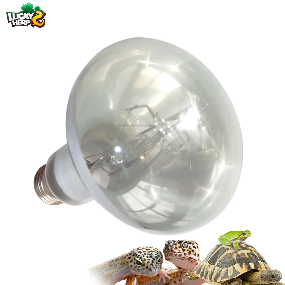 Lucky herp  80W 100W 125W 160W uvb uva and heat mercury vapor sun lamp for reptile wtih CE ROSH PSE