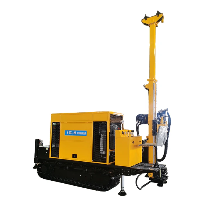 Full Hydraulic Core Diamond Wire Line Coring Drilling Rig with diesel Power Hydraulic System Efficient Rock Sample Drilling Rig
