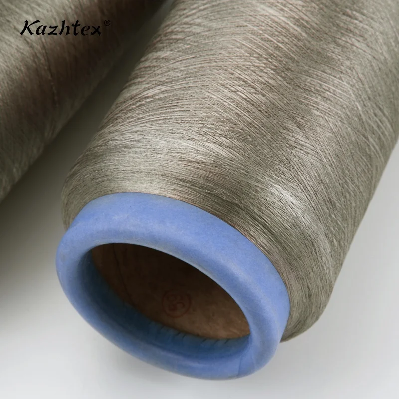 Anti odor silver fiber conductive antibacterial spandex yarn