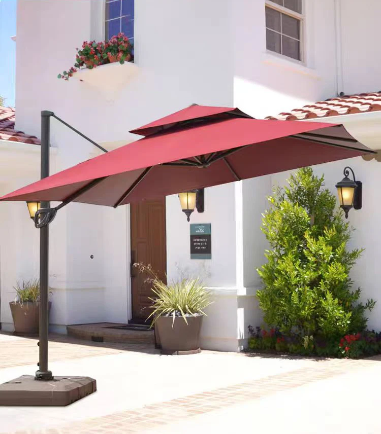 unique patio waterproof outdoor swimming pool umbrella beach garden square parasol ombrellone