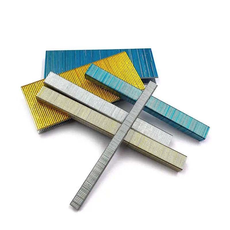 Hot selling Manufacturer supply galvanized 71/12 staple pins used for upholstery