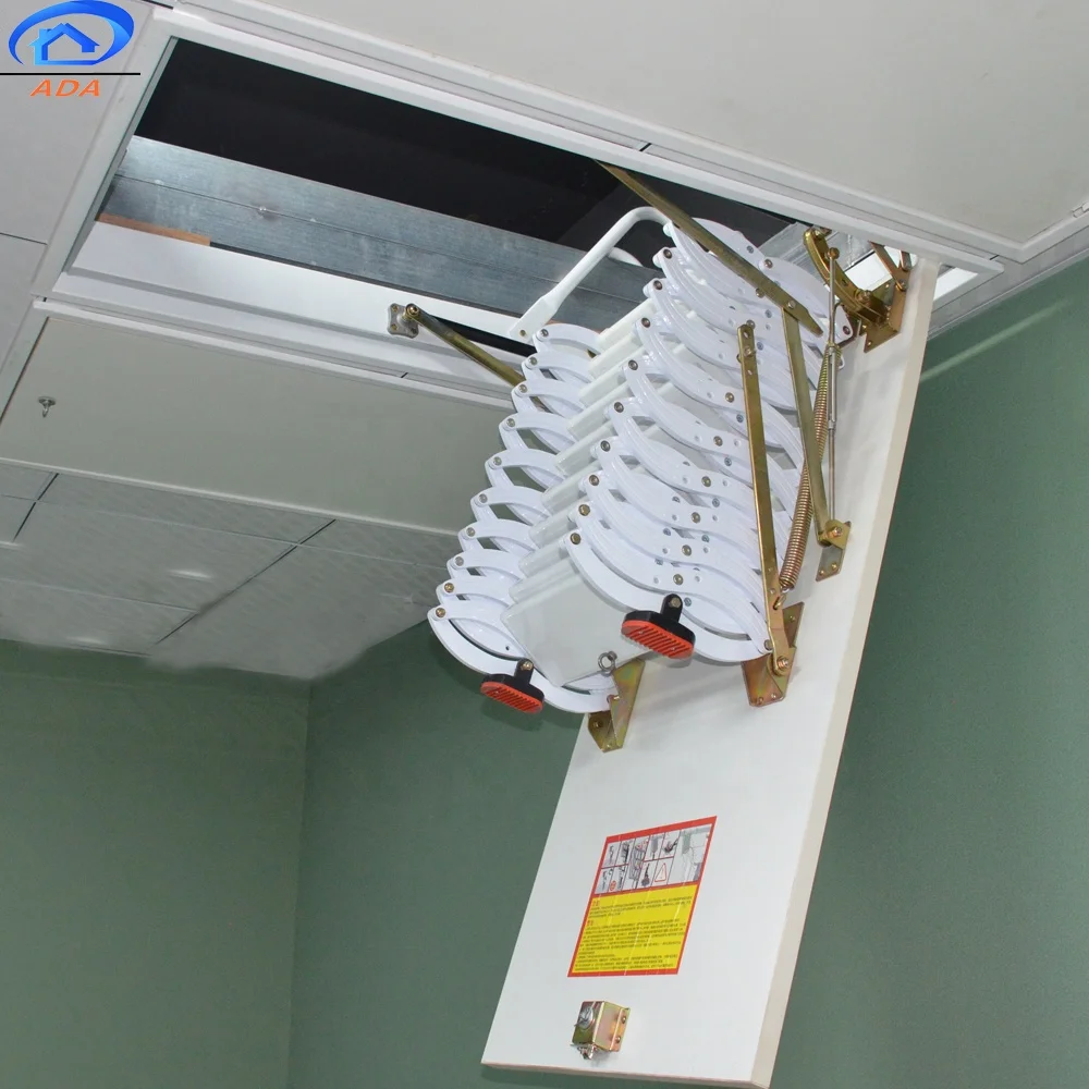 Factory Direct Hot Sale Customized Retractable Attic Pull Down Ladder