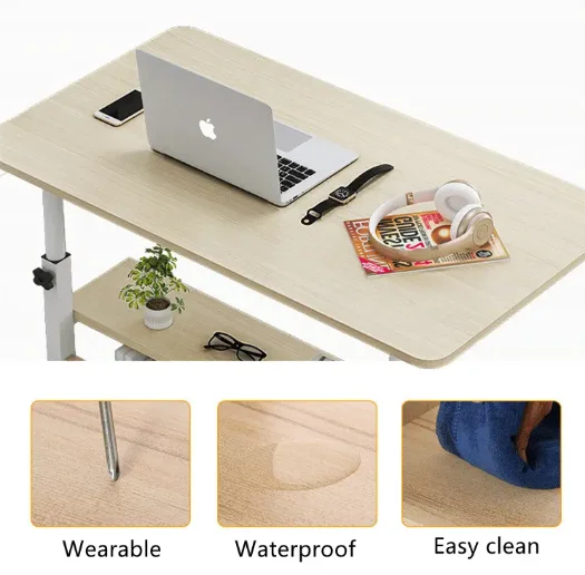 Quality wholesale top wooden modern cheap mobile wheels computer desks laptop stand office desk executive cheap