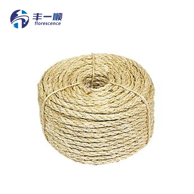 full applications 4mm - 36 mm synthetic natural 3 strand 4 strand twisted sisal hemp barrier rope