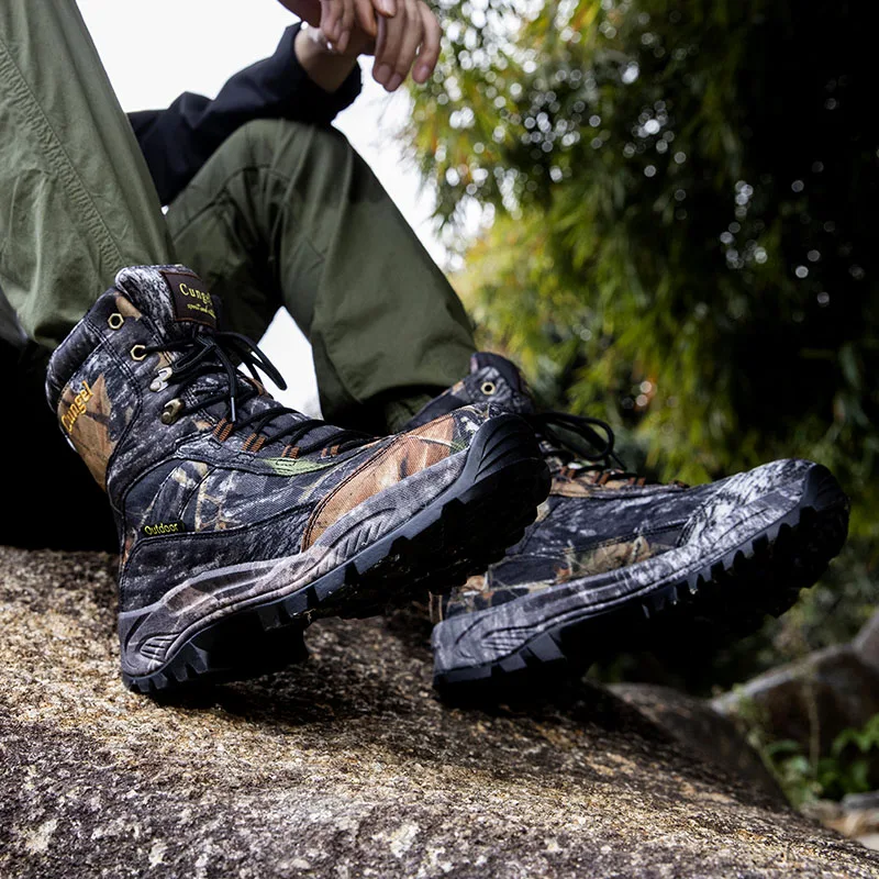 2020 походная обувь мужская камуфляжная обувь уличные водонепроницаемые охотничьи ботинки походные по заводским ценам водонепроницаемые походные ботинки