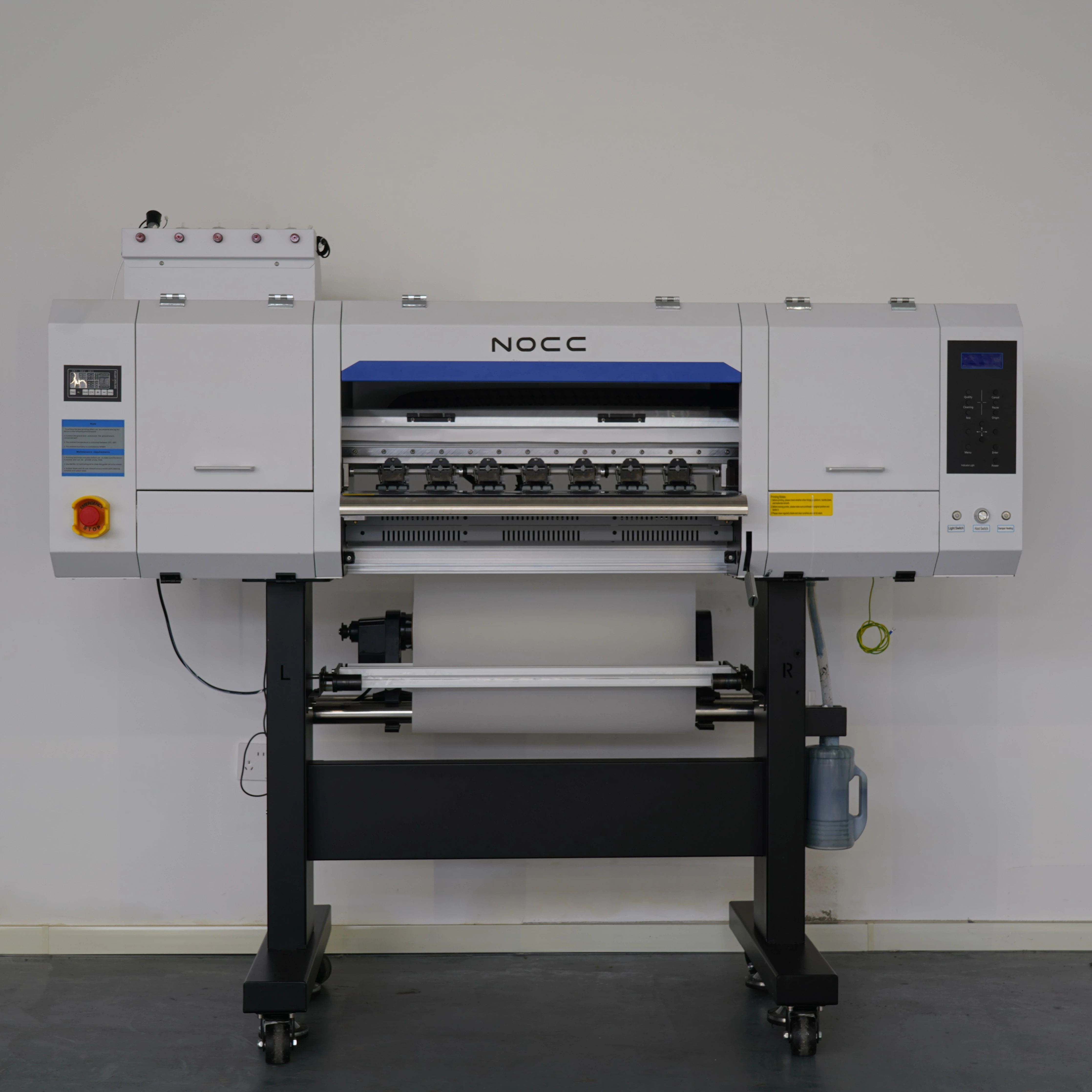 NOCC DTF i3200 4-Head Textile Printing Machine Conveyor Belt Powder Shaker Dryer Heat Press A3/A4/A1 Print Dimensions Pump Core