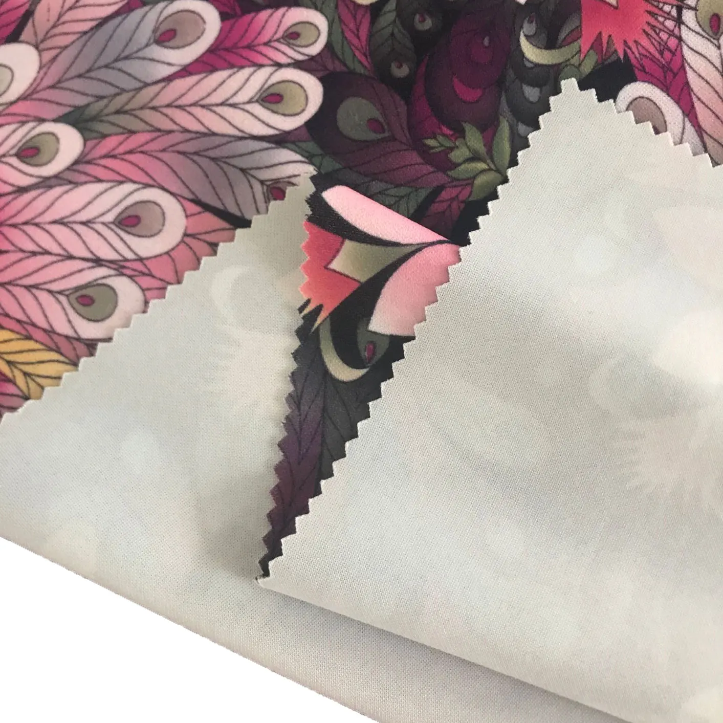 Luxury Flower Damask Royal Knit Recycled 95% Polyester 5% Spandex Digital Print Jersey Fabric For Garments