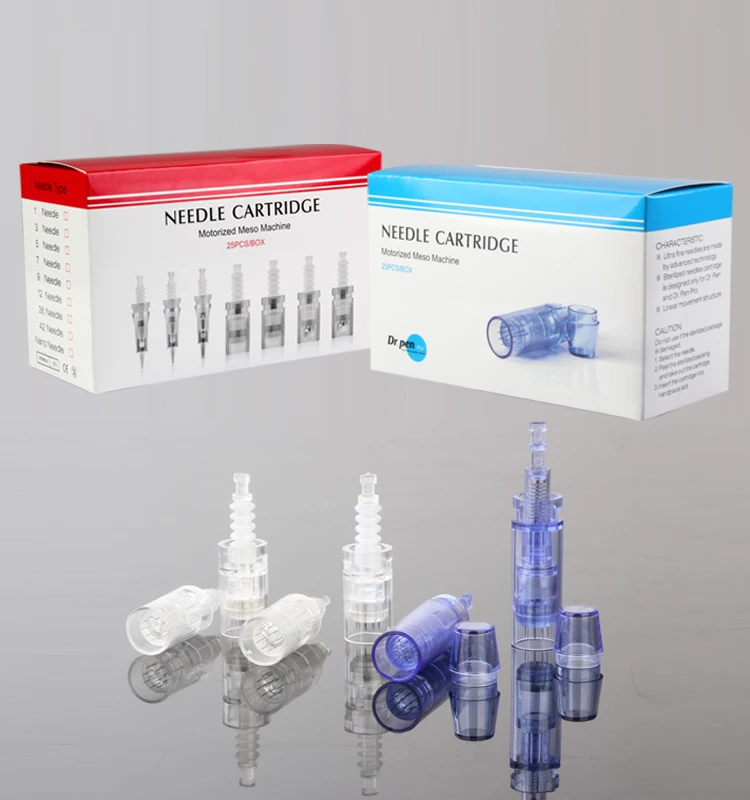 Original manufacturer with Replaceable 12pin 24pin 36pin and nano Blue Needle Cartridge